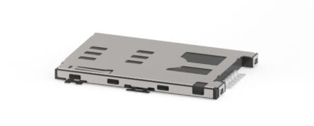 Yamaichi 6 Way Push/Push SIM Card Connector [FMS006-2620-0]; 252-5827