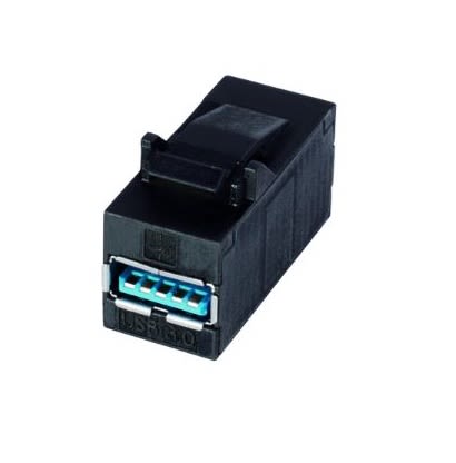 Telegartner Straight, Socket to Socket Type A 3.0 USB Connector [J00029A0108]; 252-6541