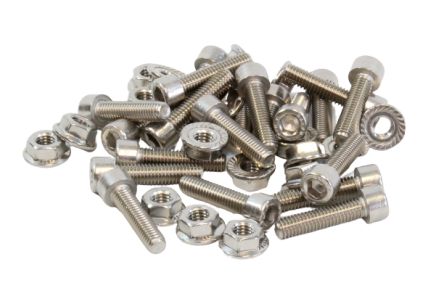 Hammond Phillips Pan Steel Screw/Bolt Kit RoHS Compliant x 6.35mmx0.250in [1593ATS50]; 252-6592