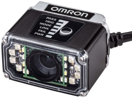 Omron 10 mA Fixed Ethernet TCP/IP, Serial RS-232C, USB Bar code reader [V420-F000M12M-SWP]; 252-6894