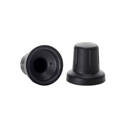 Sifam 17mm Black Potentiometer Knob for 6mm Shaft Splined, 3/07/TPN170 006 BLACK [3/07/TPN170 006 BLACK]; 252-7021