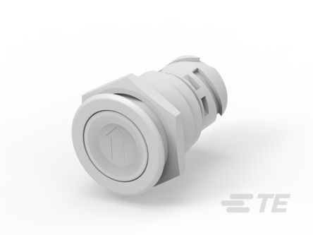 TE Connectivity KISSLING TS Series Illuminated Push Button Switch, On-Off, Through Hole, 32V dc, IP6K9K [TS-211-GE132]; 252-7531
