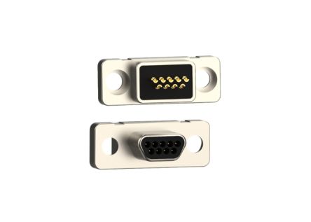 Norcomp 580 15 Way Vertical Panel Mount D-sub Connector Plug, 1.27mm Pitch [580-M15-103L001]; 253-0179