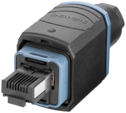 Siemens Plug Ethernet Connector, Cable Mount, Cat5 Straight 2 x 2 Port 4 -Way [6GK19011BB206AA0]; 253-0812