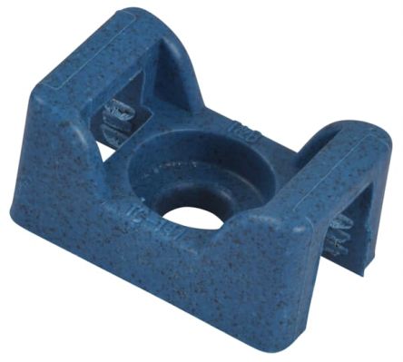 Thomas & Betts Blue Cable Tie Mount 11 mm x 17mm [7TAG009660R0010]; 253-1087