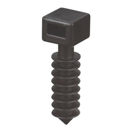 Thomas & Betts Black Cable Tie Mount 19.1 mm x 19.1mm [7TAG009850R0002]; 253-1157