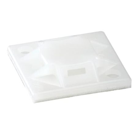 Thomas & Betts Self Adhesive Natural Cable Tie Mount 25 mm x 25mm [7TAG054870R0001]; 253-1263
