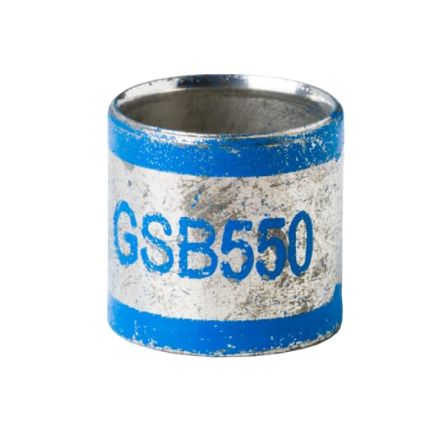 Thomas & Betts Copper Alloy Blue Cable Sleeve, 15.7mm Diameter, 11.2mm Length, GSB550 Series [7TAI029070R0035]; 253-1347