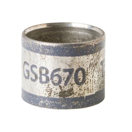 Thomas & Betts Copper Alloy Silver Cable Sleeve, 19mm Diameter, 11.2mm Length, GSB670 Series [7TAI029070R0036]; 253-1349