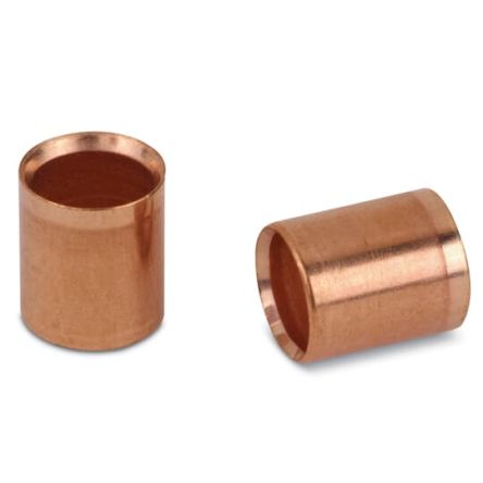 Thomas & Betts Bronze Yellow Cable Sleeve, 7.5mm Diameter, 6.4mm Length, GSC261NP Series [7TAI029670R0115]; 253-1407