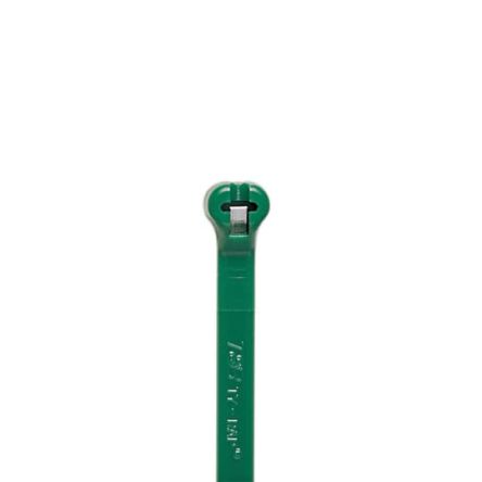 Thomas & Betts Cable Ties, , 92mm x 2.3 mm, Green Nylon, Pk-1000 [7TAG009070R0099]; 253-1726