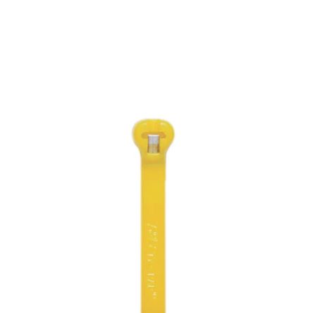 Thomas & Betts Cable Ties, , 137mm x 3.6 mm, Yellow Nylon, Pk-1000 [7TAG009160R0019]; 253-1745