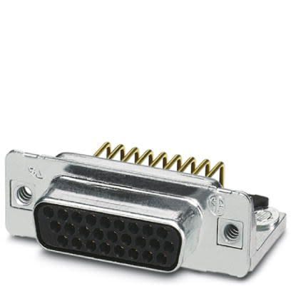 Phoenix Contact 26 Way Angled Panel Mount D-sub Connector Socket, 2.29mm Pitch [1655140]; 253-2353