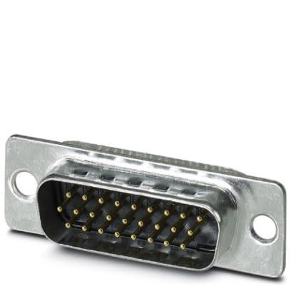 Phoenix Contact 26 Way Panel Mount D-sub Connector Plug, 1.98mm Pitch [1655179]; 253-2356