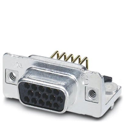 Phoenix Contact 15 Way Angled Panel Mount D-sub Connector Socket, 2.29mm Pitch [1656136]; 253-2375