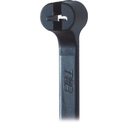 Thomas & Betts Cable Ties, , 150mm x 6.9 mm, Black Nylon, Pk-50 [7TCG009450R0181]; 253-2481