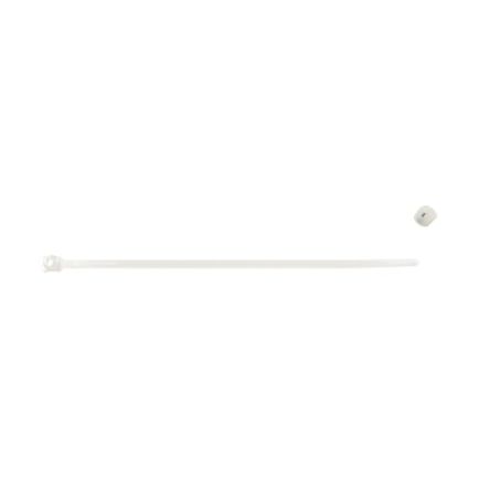 Thomas & Betts Cable Ties, , 160mm x 3.6 mm, Natural Nylon, Pk-100 [7TCG009520R0080]; 253-2504