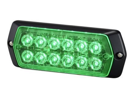 Patlite 2M1 Series Green Multiple Effect Warning Light, 12 → 24 V, Indoor/Outdoor, LED Bulb, IP68 [LPT-2M1-G]; 253-2653
