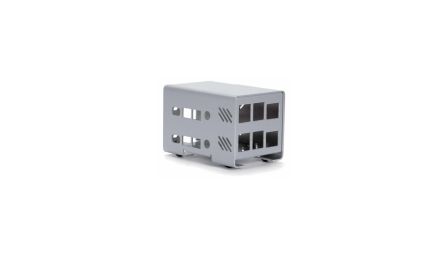 Takachi Electric Industrial Aluminium Aluminium Case, 37 x 65 x 95mm [RPI-4B-2]; 253-2927