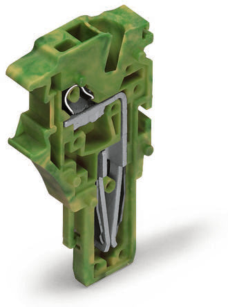 WAGO 2022-187 X-COM S, 2022 Series Green/Yellow, 2.5mm², Single-Level, Push-In Cage Clamp Termination [2022-187]; 253-2949
