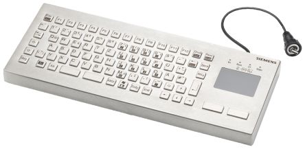 Siemens 6AV6881-0AU14-0DB0 Wired USB 2.0 Keyboard, QWERTZ (German) [6AV68810AU140DB0]; 253-4143
