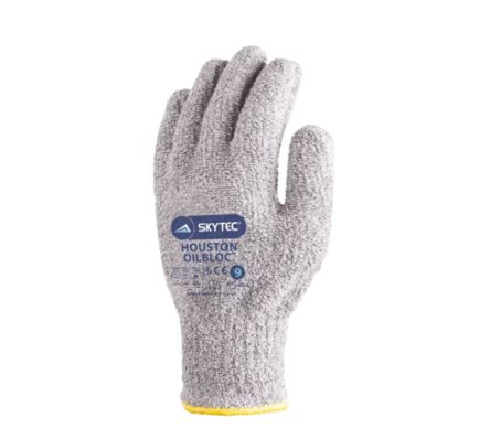 Skytec Grey Nylon, PVC Work Gloves, Size 11, Terry Cotton Coating [SKY07]; 253-4189