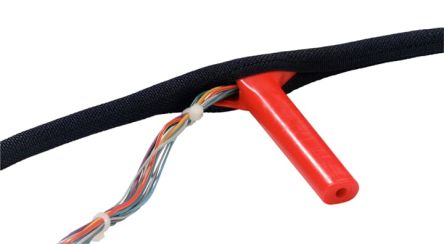 Thomas & Betts Expandable Braided Polyester Black Cable Sleeve, 32mm Diameter, 15m Length, CPS32W-15-FR-EU Series [7TCG054800R0065]; 253-4705