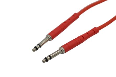 Re-An Products Aux Cable, 1.5ft NRA-TT 1.5FT-RED [NRA-TT 1.5FT-RED]; 253-5288