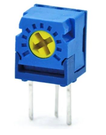 Through Hole Trimmer Potentiometer 0.5W Side Adjust Tokyo Cosmos Electric [GF063S B105]; 253-7136