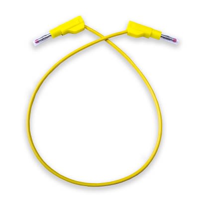 Mueller Electric Test Leads, 20A, 1kV, Yellow, 24in Lead Length [BU-P4911B-24-4]; 253-7224