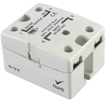RS PRO Solid State Relay, 10 Amps Load, Panel Mount, Surface Mount, 280 Vrms Load [0]; 253-7276