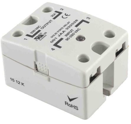 RS PRO Solid State Relay, 40 Amps Load, Panel Mount, Surface Mount, 600 V rms Load, 32 Vdc Control [0]; 253-7298