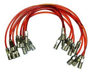SMC 520mm Synthetic Rubber Hydraulic Hose Assembly, 10 bar Max Pressure [HM9408]; 253-7397