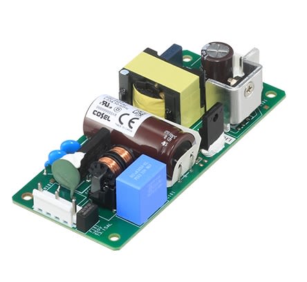 Cosel AC-DC Power Supply, LHA50F-24-Y, 24V dc, 2.1A, 50.4W, 1 Output, 85 → 264V ac Input Voltage [LHA50F-24-Y]; 253-8628