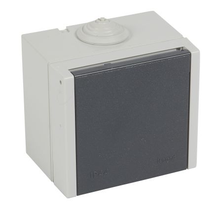 Legrand Grey Plug Socket, 3 Poles, 20A, NF Socket [055705]; 253-8689