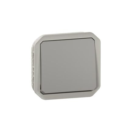 Legrand Grey Push Button Light Switch, 1 Way [069511L]; 253-8706