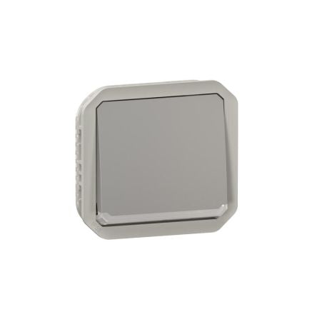 Legrand Grey Push Button Light Switch, 1 Way [069513L]; 253-8710