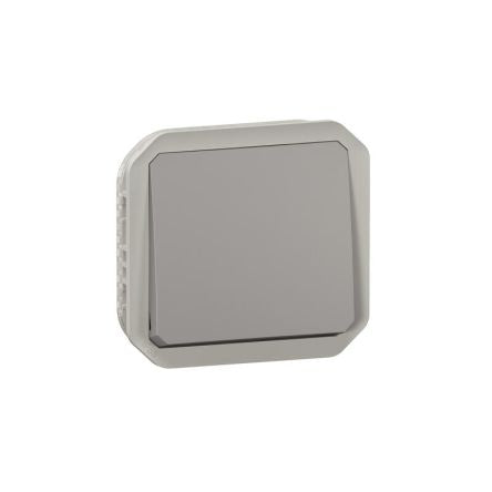 Legrand Grey Push Button Light Switch, 1 Way [069521L]; 253-8718