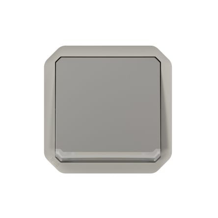 Legrand Grey Push Button Light Switch, 1 Way [069530L]; 253-8723
