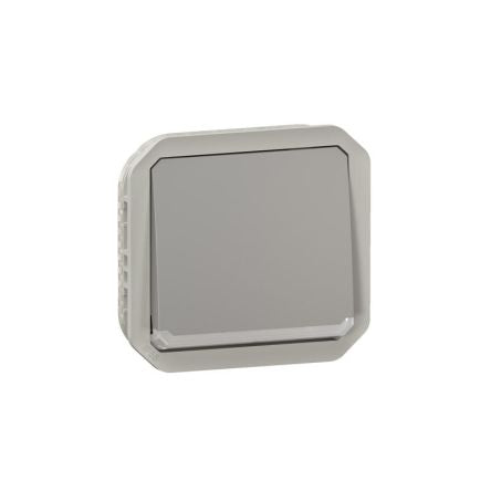 Legrand Grey Push Button Light Switch, 1 Way [069533L]; 253-8726