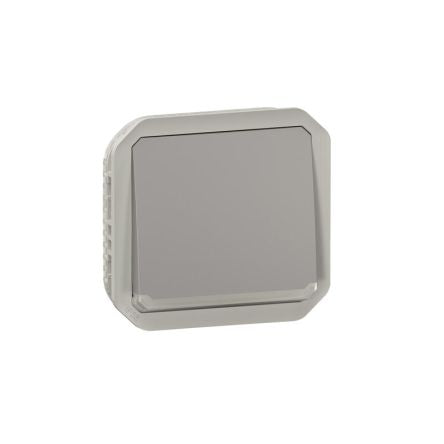 Legrand Grey Push Button Light Switch, 1 Way [069536L]; 253-8731