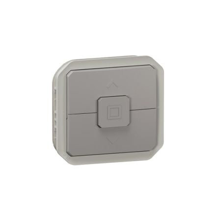 Legrand Grey Push Button Light Switch, 1 Way [069538L]; 253-8735