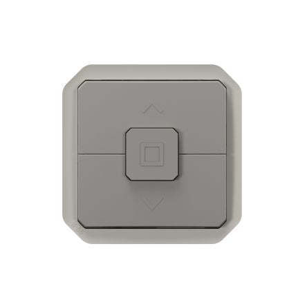 Legrand Grey Push Button Light Switch, 1 Way [069539L]; 253-8738