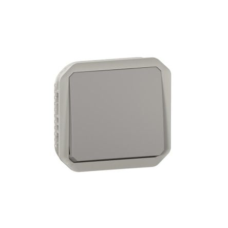 Legrand Grey Push Button Light Switch, 1 Way [069541L]; 253-8741