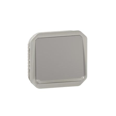 Legrand Grey Push Button Light Switch, 1 Way [069542L]; 253-8742