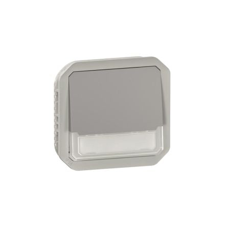 Legrand Grey Push Button Light Switch, 1 Way [069544L]; 253-8745
