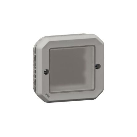 Legrand Grey Push Button Light Switch, 1 Way [069587L]; 253-8783