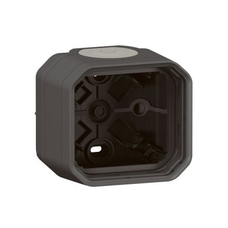 Legrand Black, Grey Light Switch Cover [069601L]; 253-8800