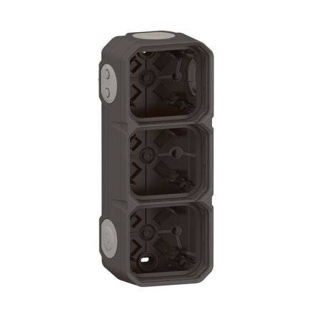 Legrand Black, Grey Light Switch Cover [069603L]; 253-8802