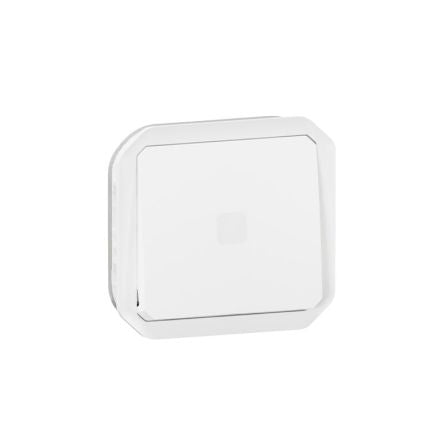 Legrand Black Push Button Light Switch, 1 Way [069604L]; 253-8804